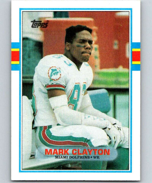 1989 Topps #302 Mark Clayton Dolphins NFL Football
