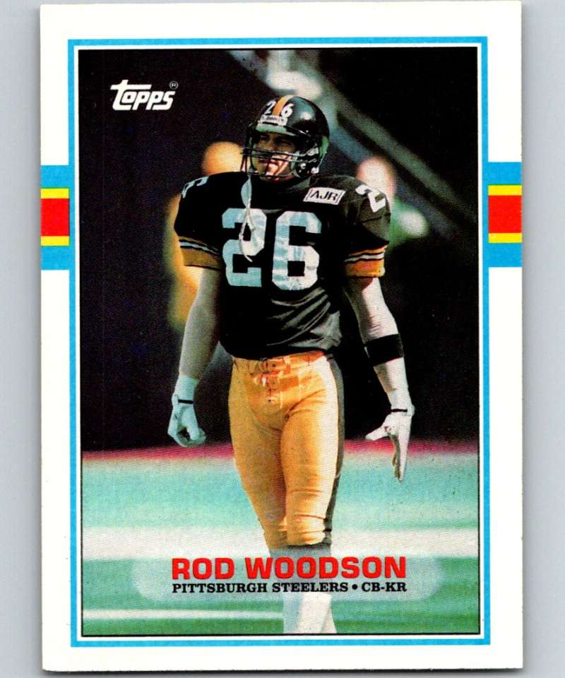 1989 Topps #323 Rod Woodson RC Rookie Steelers NFL Football