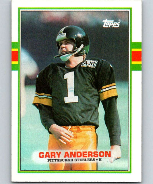 1989 Topps #324 Gary Anderson Steelers NFL Football Image 1