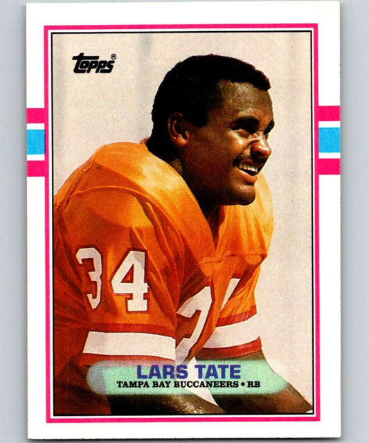 1989 Topps #330 Lars Tate Buccaneers NFL Football