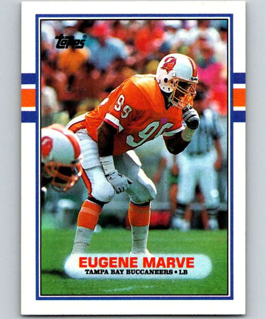 1989 Topps #335 Eugene Marve Buccaneers NFL Football