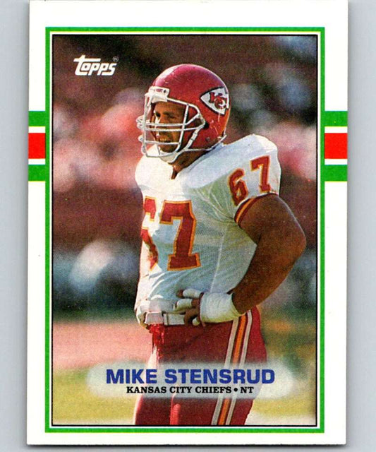 1989 Topps #350 Mike Stensrud Chiefs NFL Football