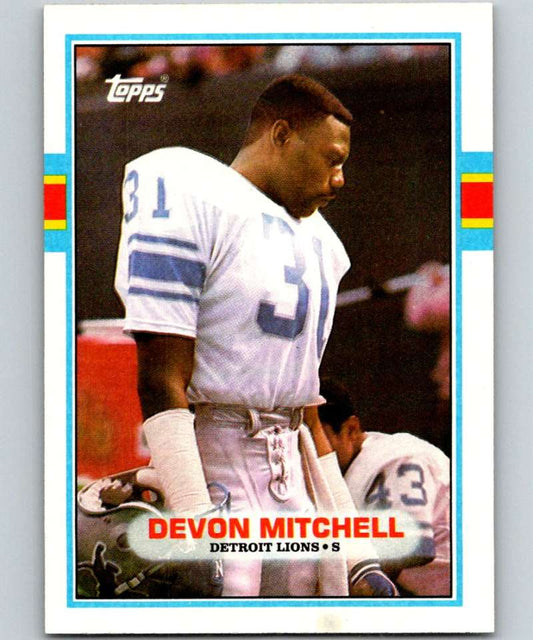 1989 Topps #363 Devon Mitchell Lions NFL Football