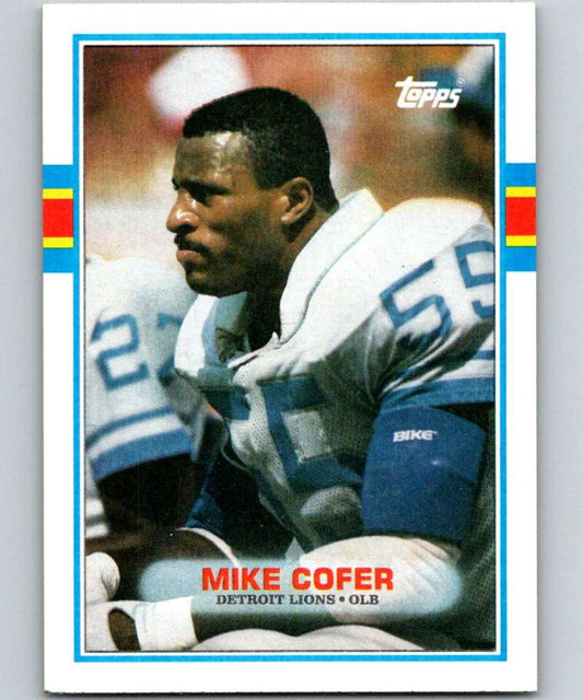 1989 Topps #364 Mike Cofer Lions NFL Football Image 1