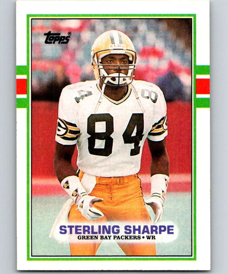 1989 Topps #379 Sterling Sharpe RC Rookie Packers NFL Football