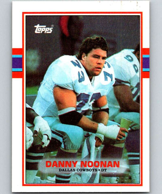 1989 Topps #387 Danny Noonan Cowboys NFL Football Image 1