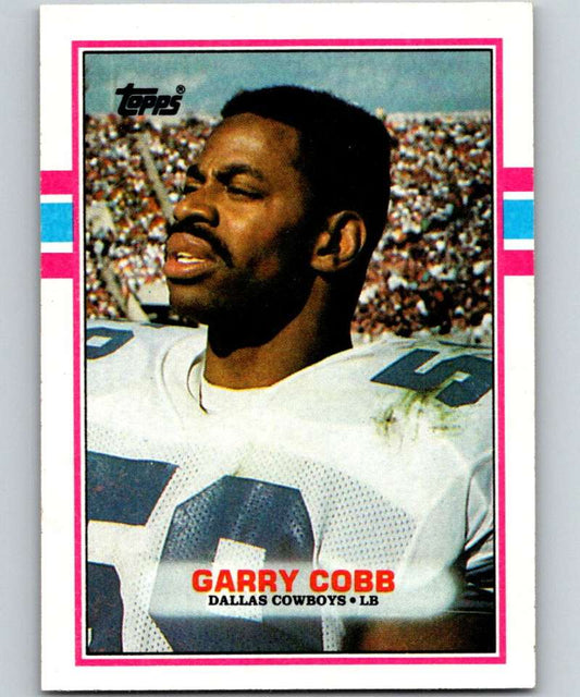 1989 Topps #393 Garry Cobb Cowboys NFL Football Image 1