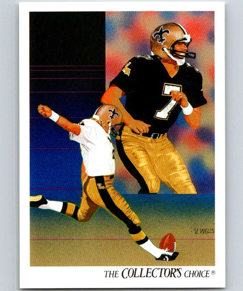 1991 Upper Deck #96 Morten Andersen Saints TC NFL Football Image 1
