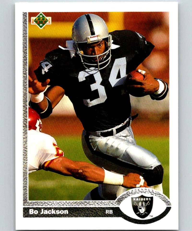 1991 Upper Deck #155 Bo Jackson LA Raiders NFL Football