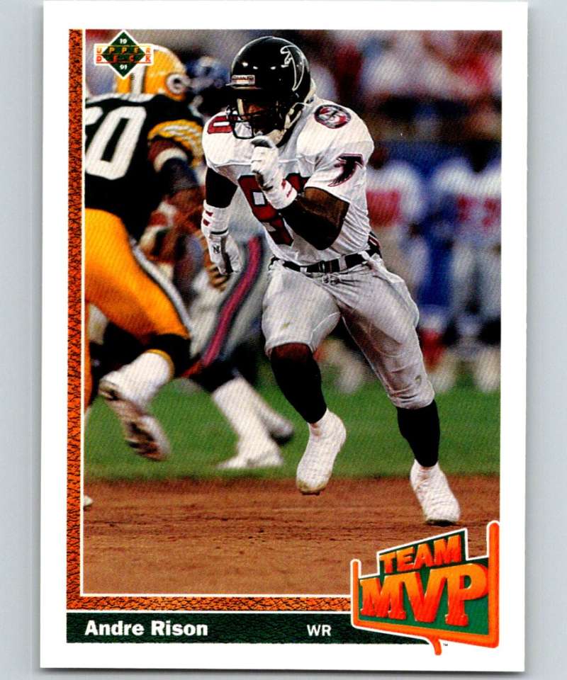 1991 Upper Deck #451 Andre Rison Falcons TM NFL Football Image 1