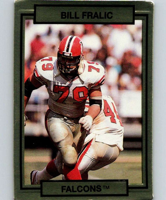 1990 Action Packed #6 Bill Fralic Falcons NFL Football Image 1