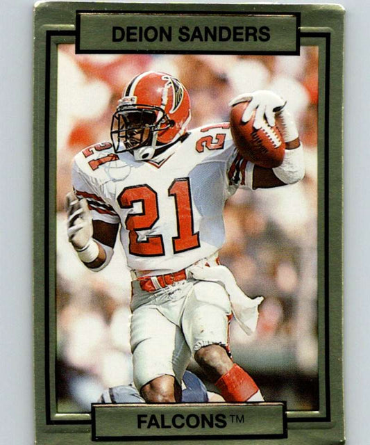 1990 Action Packed #9 Deion Sanders Falcons NFL Football