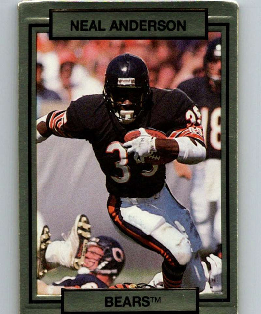 1990 Action Packed #21 Neal Anderson Bears NFL Football Image 1