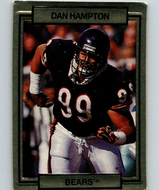 1990 Action Packed #25 Dan Hampton Bears NFL Football Image 1