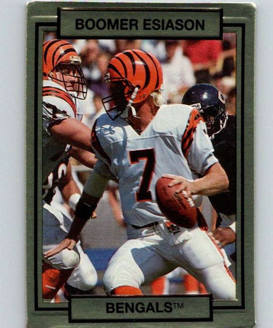 1990 Action Packed #33 Boomer Esiason Bengals NFL Football Image 1