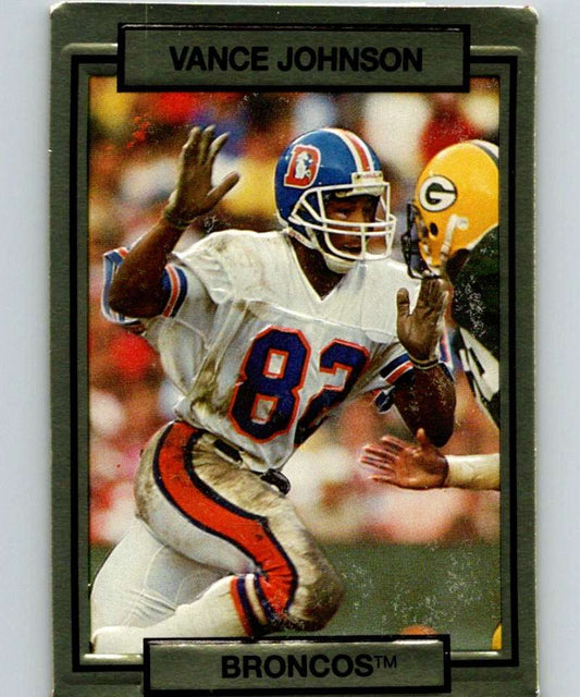 1990 Action Packed #66 Vance Johnson Broncos NFL Football Image 1