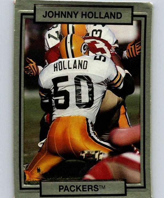 1990 Action Packed #84 Johnny Holland Packers NFL Football Image 1