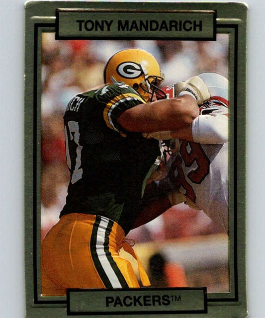 1990 Action Packed #86 Tony Mandarich Packers NFL Football Image 1