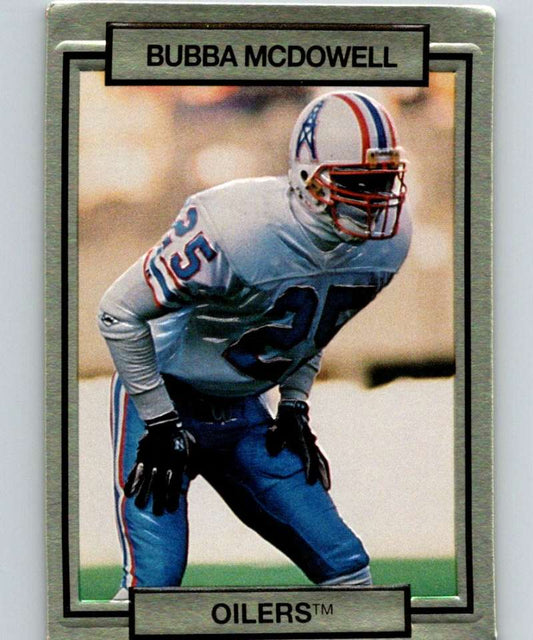 1990 Action Packed #96 Bubba McDowell Oilers NFL Football Image 1