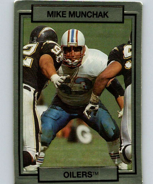 1990 Action Packed #98 Mike Munchak Oilers NFL Football Image 1