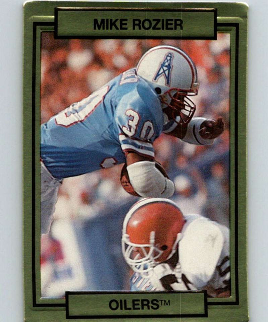 1990 Action Packed #100 Mike Rozier Oilers NFL Football
