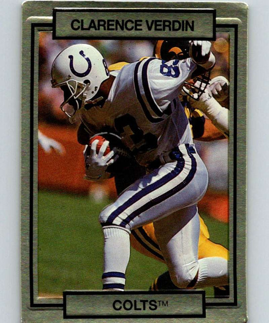 1990 Action Packed #109 Clarence Verdin Colts NFL Football Image 1