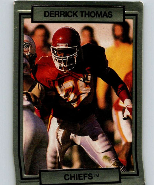 1990 Action Packed #119 Derrick Thomas Chiefs NFL Football Image 1
