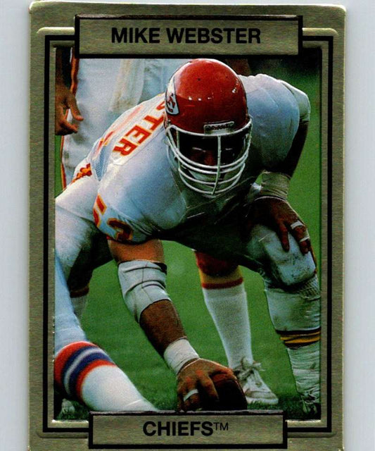 1990 Action Packed #120 Mike Webster Chiefs NFL Football Image 1