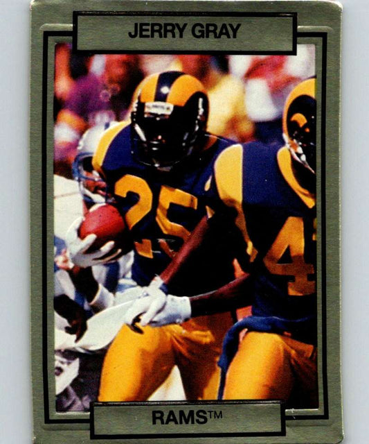 1990 Action Packed #136 Jerry Gray LA Rams NFL Football Image 1