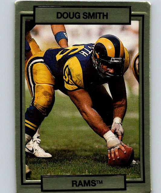 1990 Action Packed #140 Doug Smith LA Rams NFL Football Image 1