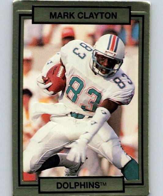 1990 Action Packed #141 Mark Clayton Dolphins NFL Football