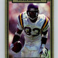 1990 Action Packed #154 Steve Jordan Vikings NFL Football Image 1