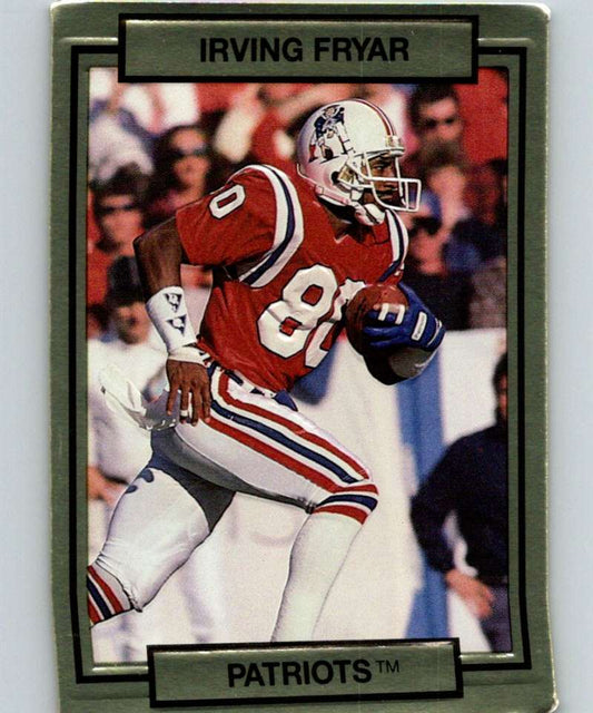 1990 Action Packed #162 Irving Fryar Patriots NFL Football Image 1