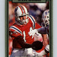 1990 Action Packed #163 Steve Grogan Patriots NFL Football Image 1