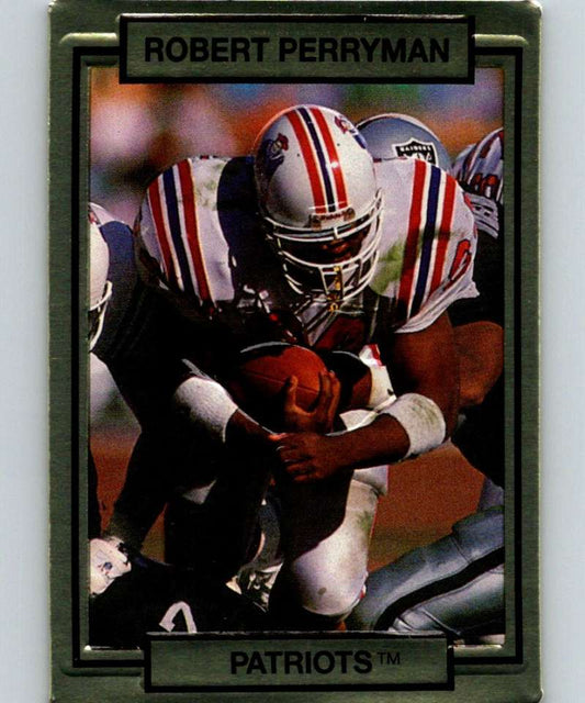 1990 Action Packed #167 Robert Perryman Patriots NFL Football