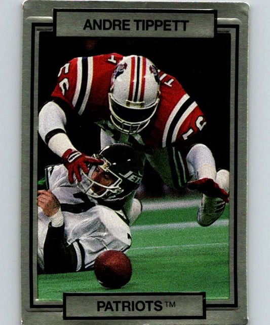 1990 Action Packed #169 Andre Tippett Patriots NFL Football Image 1