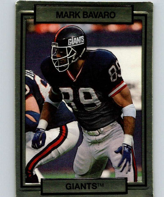1990 Action Packed #183 Mark Bavaro NY Giants NFL Football Image 1
