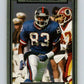 1990 Action Packed #190 Odessa Turner RC Rookie NY Giants NFL Football Image 1
