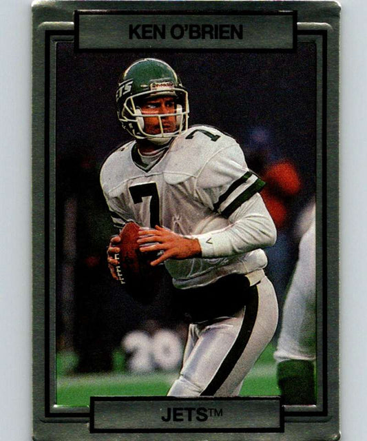 1990 Action Packed #197 Ken O'Brien NY Jets NFL Football Image 1