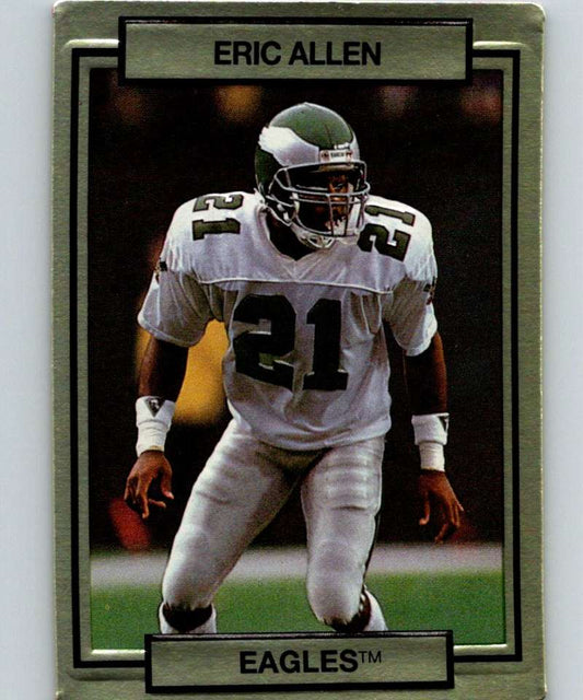 1990 Action Packed #201 Eric Allen Eagles NFL Football Image 1