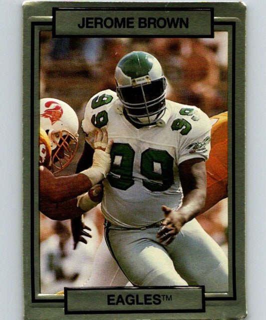 1990 Action Packed #202 Jerome Brown Eagles NFL Football