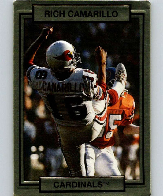 1990 Action Packed #211 Rich Camarillo Cardinals NFL Football Image 1