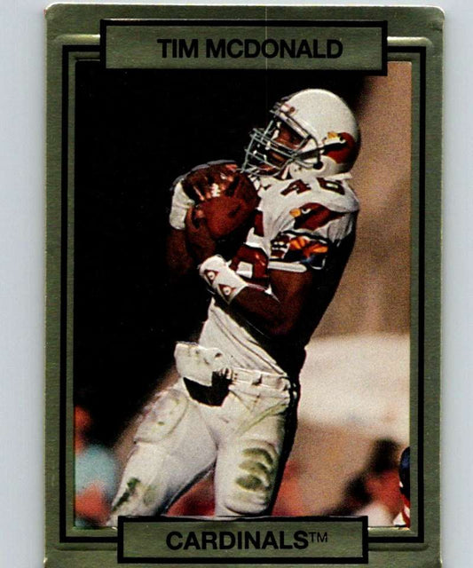 1990 Action Packed #215 Tim McDonald Cardinals NFL Football Image 1