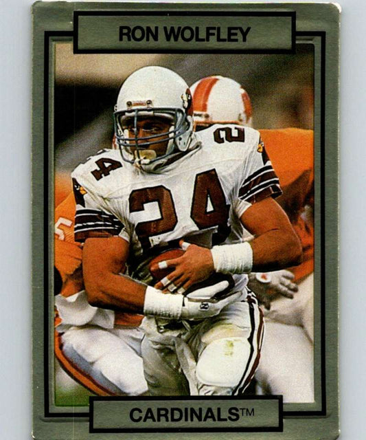 1990 Action Packed #220 Ron Wolfley Cardinals NFL Football Image 1