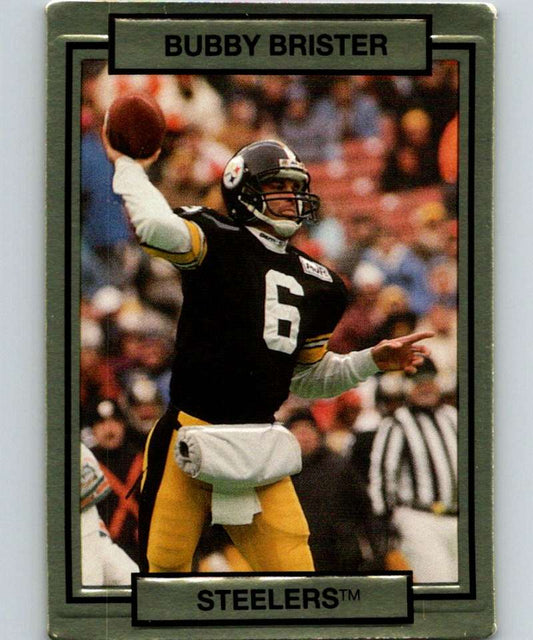 1990 Action Packed #222 Bubby Brister Steelers NFL Football Image 1