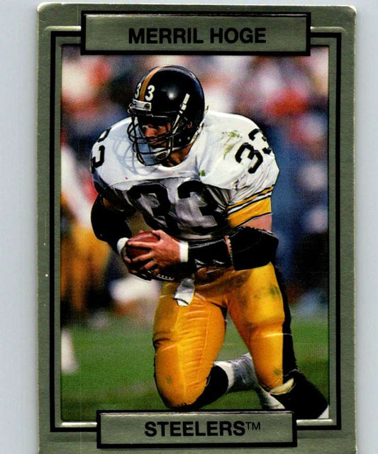 1990 Action Packed #223 Merril Hoge Steelers NFL Football