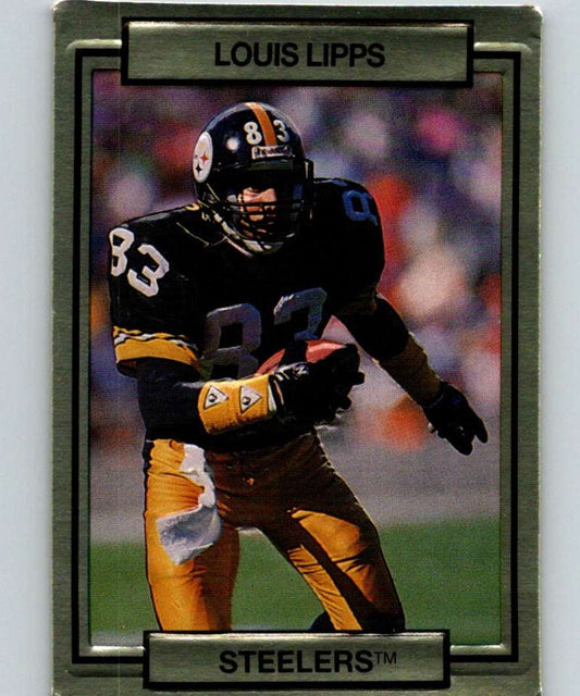 1990 Action Packed #225 Louis Lipps Steelers NFL Football Image 1