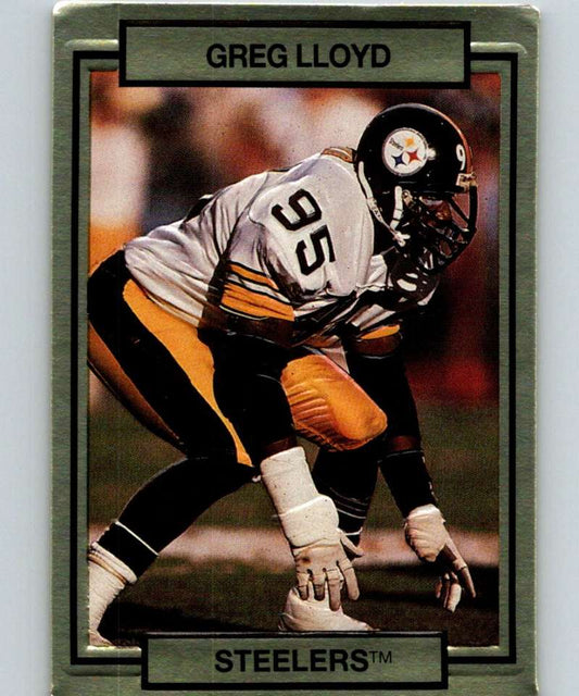 1990 Action Packed #227 Greg Lloyd Steelers NFL Football Image 1