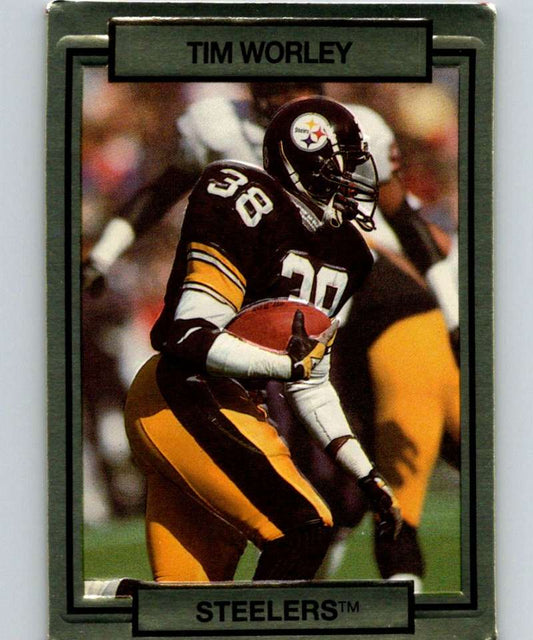 1990 Action Packed #230 Tim Worley Steelers NFL Football Image 1