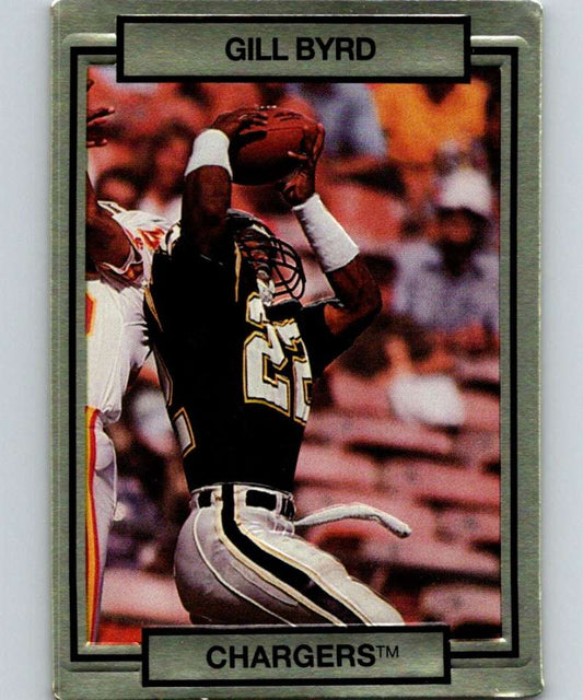 1990 Action Packed #232 Gill Byrd Chargers NFL Football Image 1